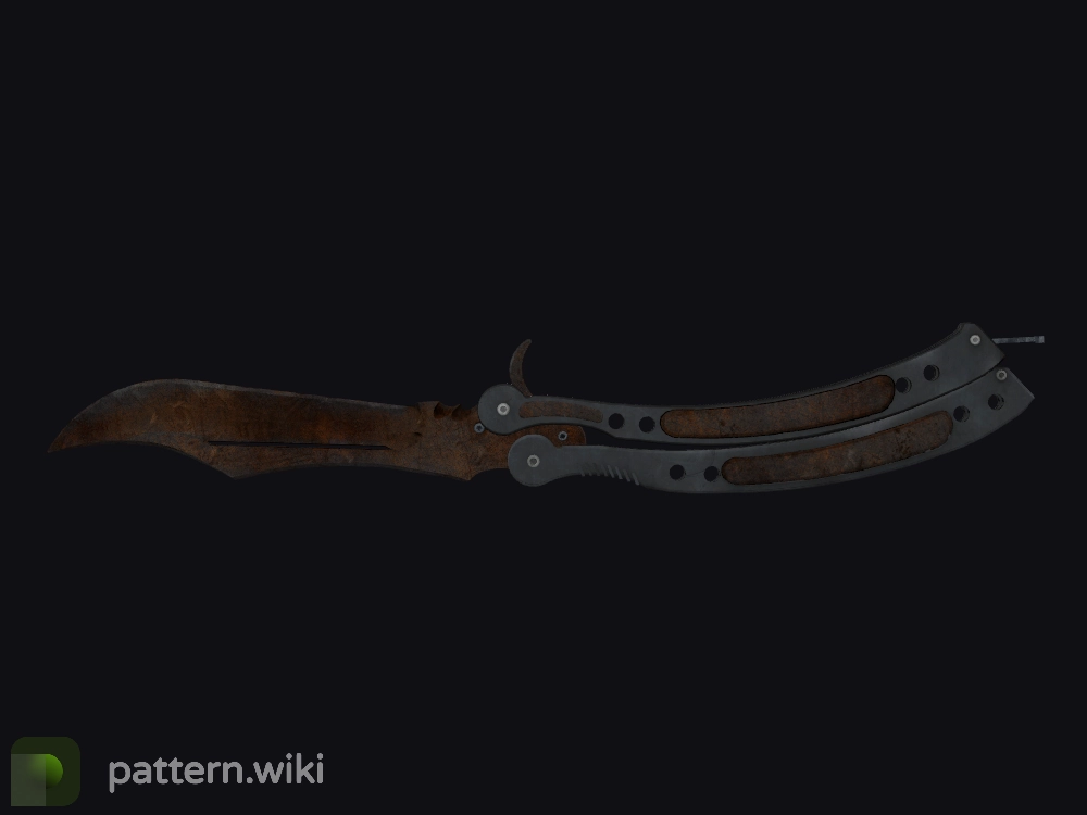 Butterfly Knife Rust Coat seed 101