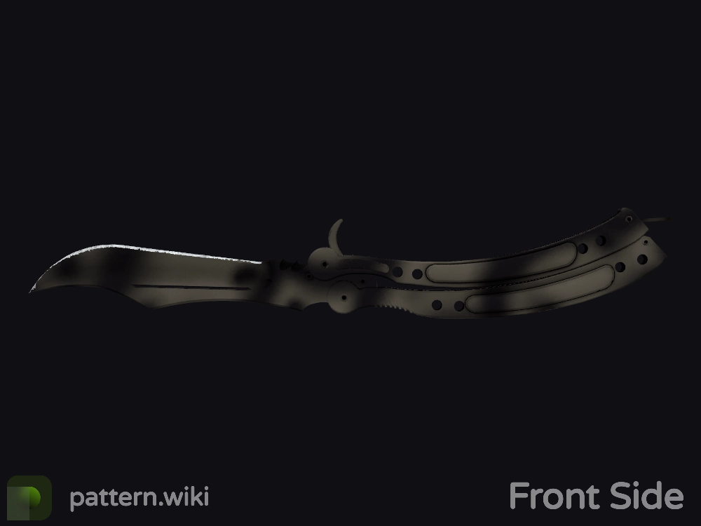 Butterfly Knife Scorched seed 569