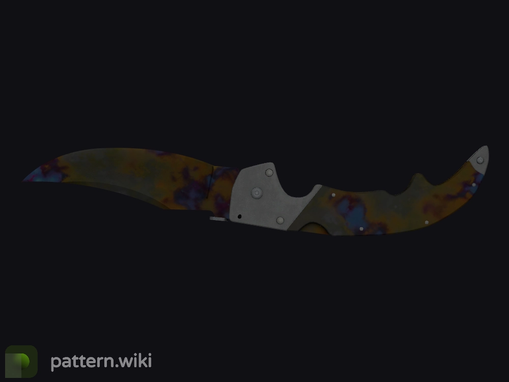 Falchion Knife Case Hardened seed 211