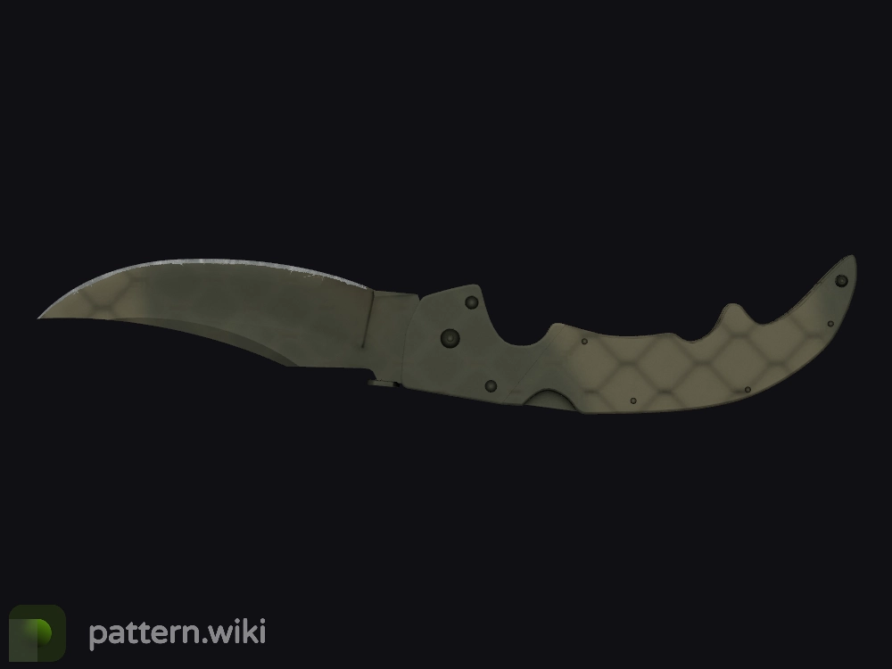 Falchion Knife Safari Mesh seed 754