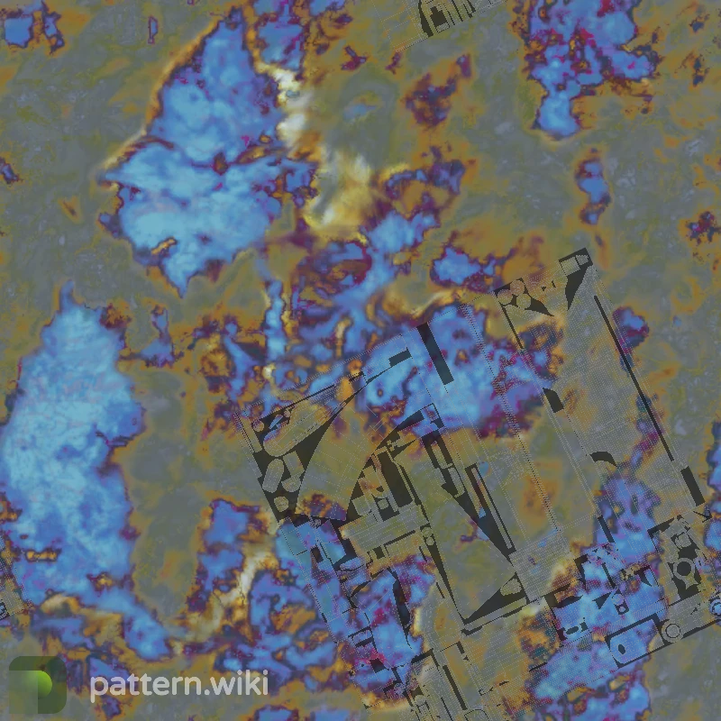 AK-47 Case Hardened seed 687 pattern template