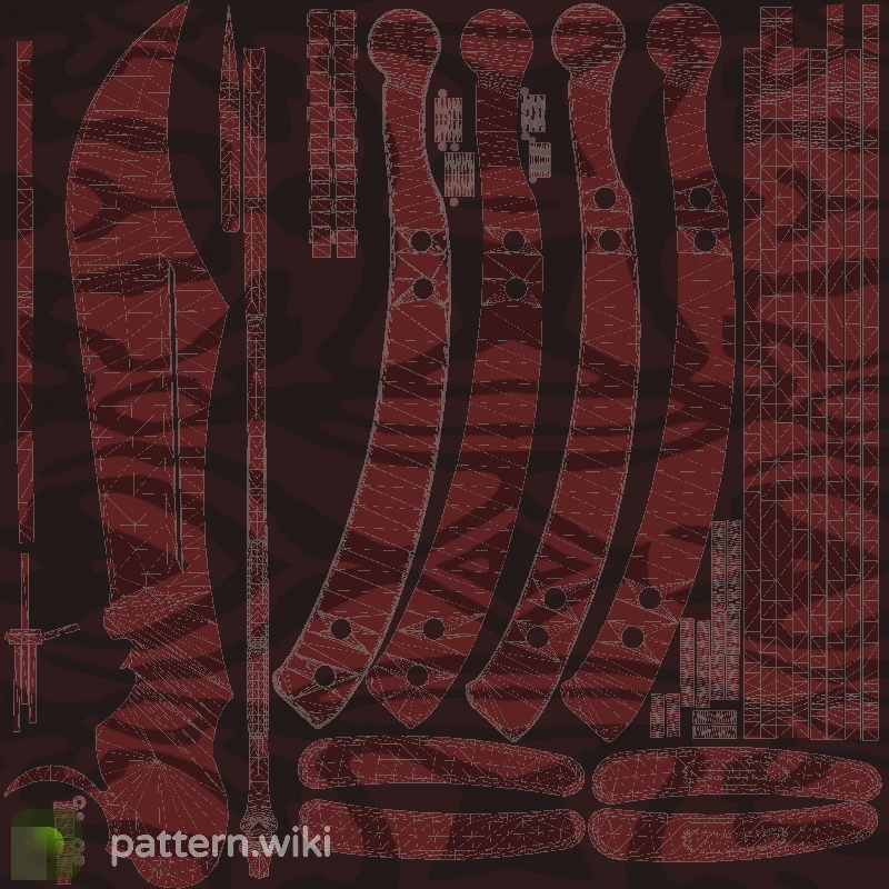 Butterfly Knife Slaughter seed 632 pattern template