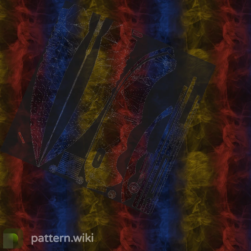 Flip Knife Marble Fade seed 989 pattern template