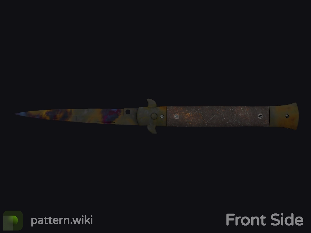 Stiletto Knife Case Hardened seed 666