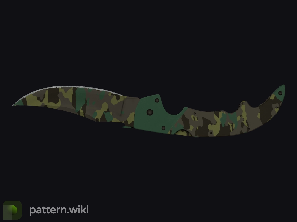 Falchion Knife Boreal Forest seed 91