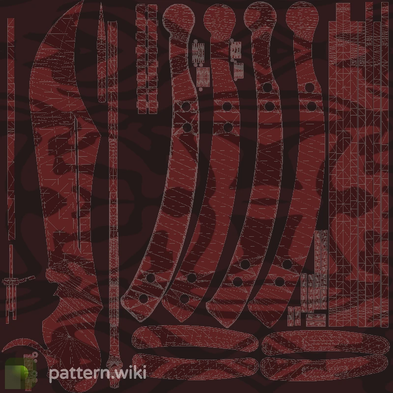 Butterfly Knife Slaughter seed 62 pattern template