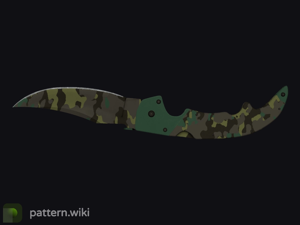 Falchion Knife Boreal Forest seed 95