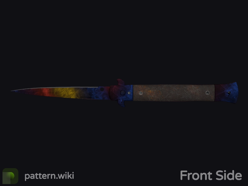 Stiletto Knife Marble Fade seed 529