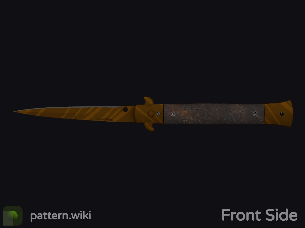 Stiletto Knife Tiger Tooth seed 677