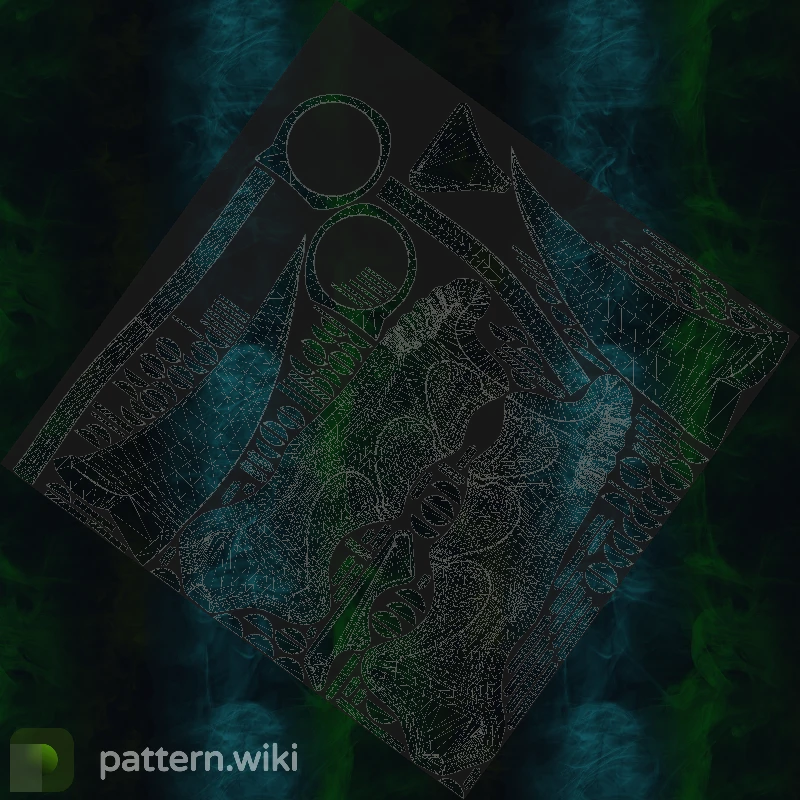 Karambit Gamma Doppler seed 392 pattern template