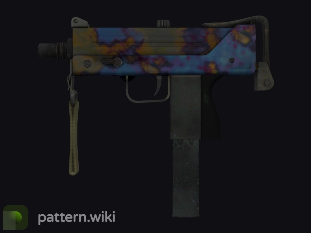 MAC-10 Case Hardened seed 849