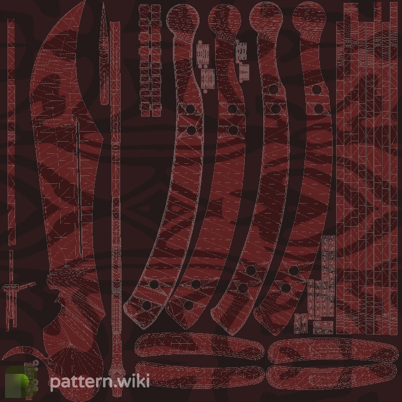 Butterfly Knife Slaughter seed 911 pattern template