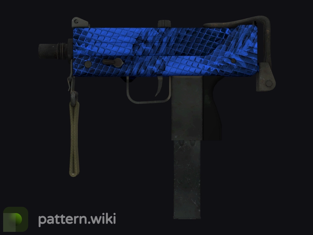 MAC-10 Lapis Gator seed 751