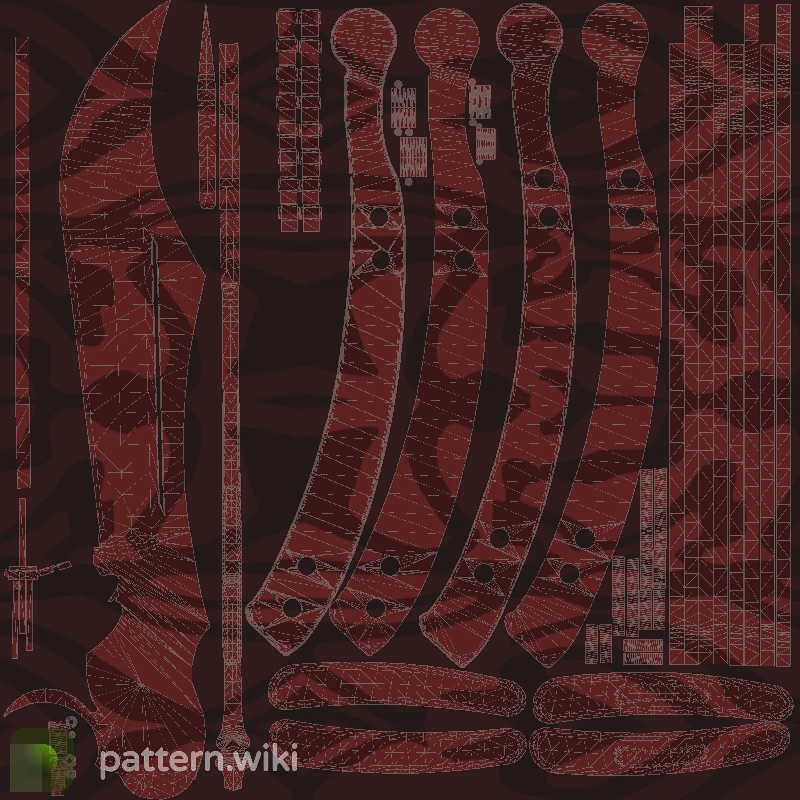 Butterfly Knife Slaughter seed 656 pattern template