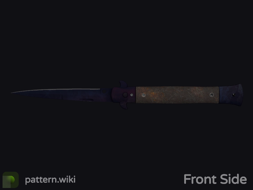 Stiletto Knife Doppler seed 158