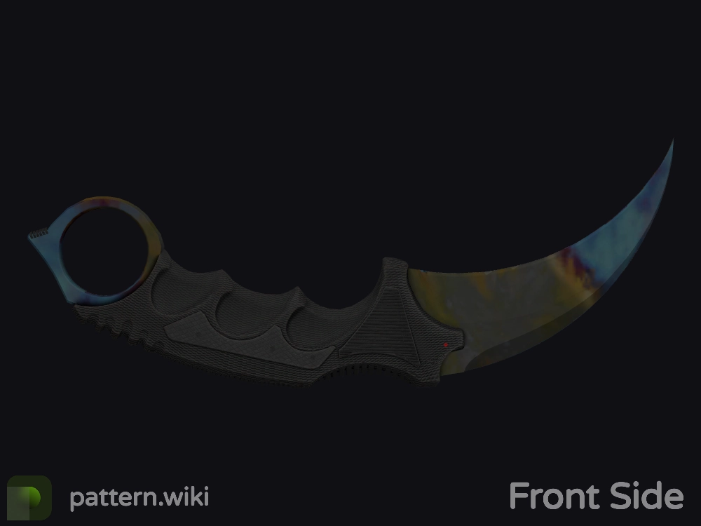 Karambit Case Hardened seed 887