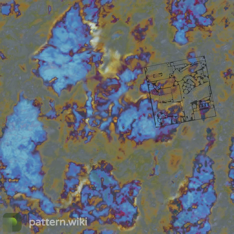 Five-SeveN Case Hardened seed 45 pattern template