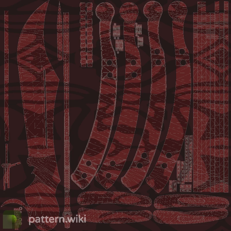 Butterfly Knife Slaughter seed 995 pattern template