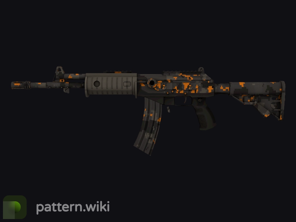 Galil AR Orange DDPAT seed 17