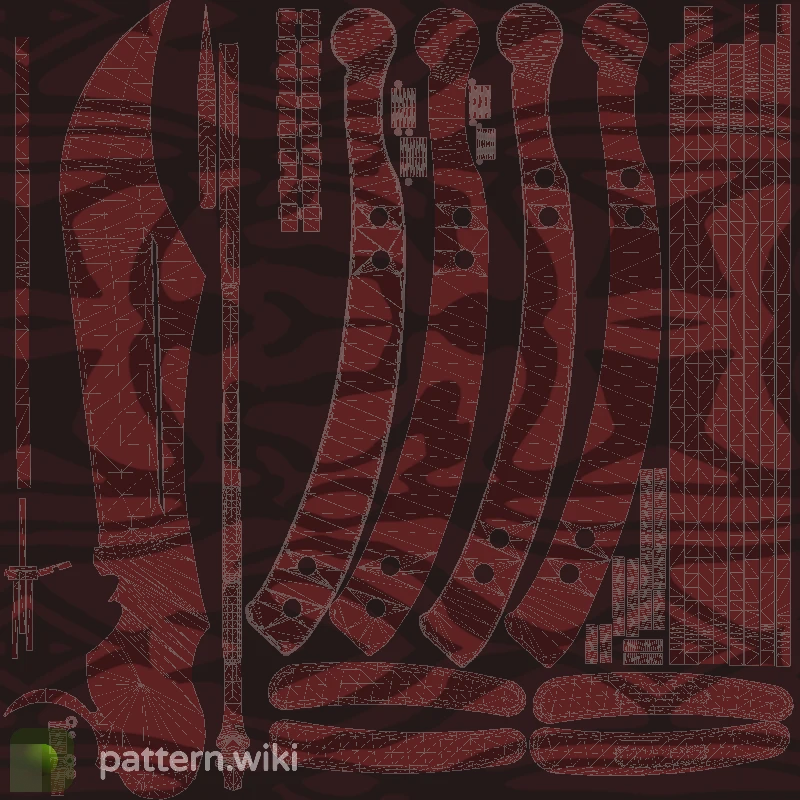 Butterfly Knife Slaughter seed 360 pattern template