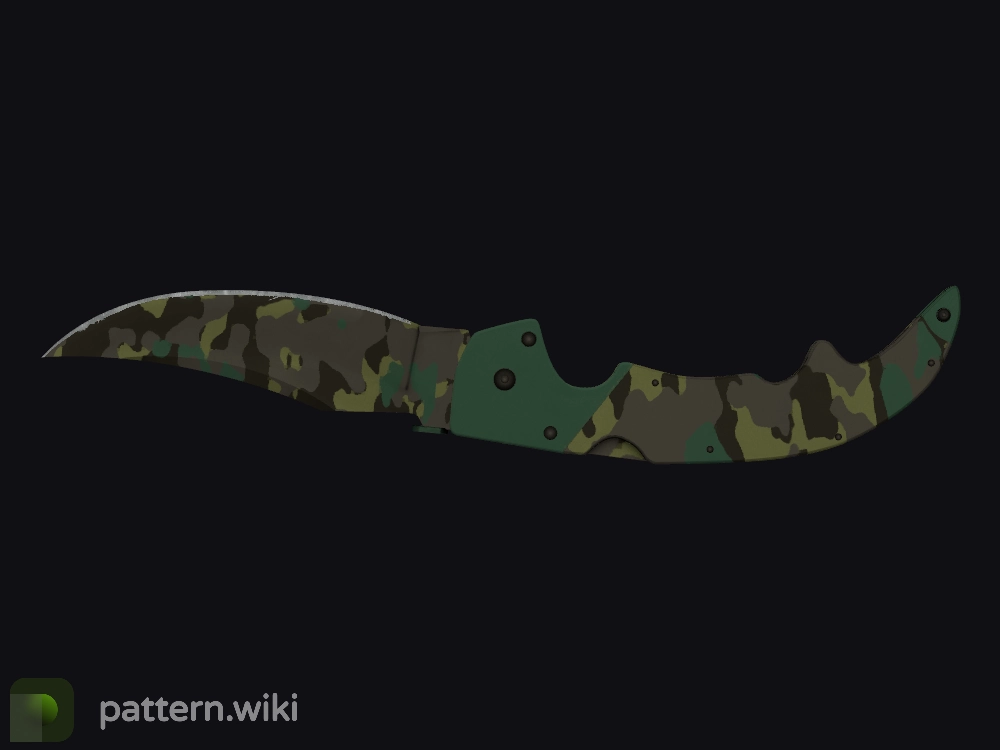 Falchion Knife Boreal Forest seed 723