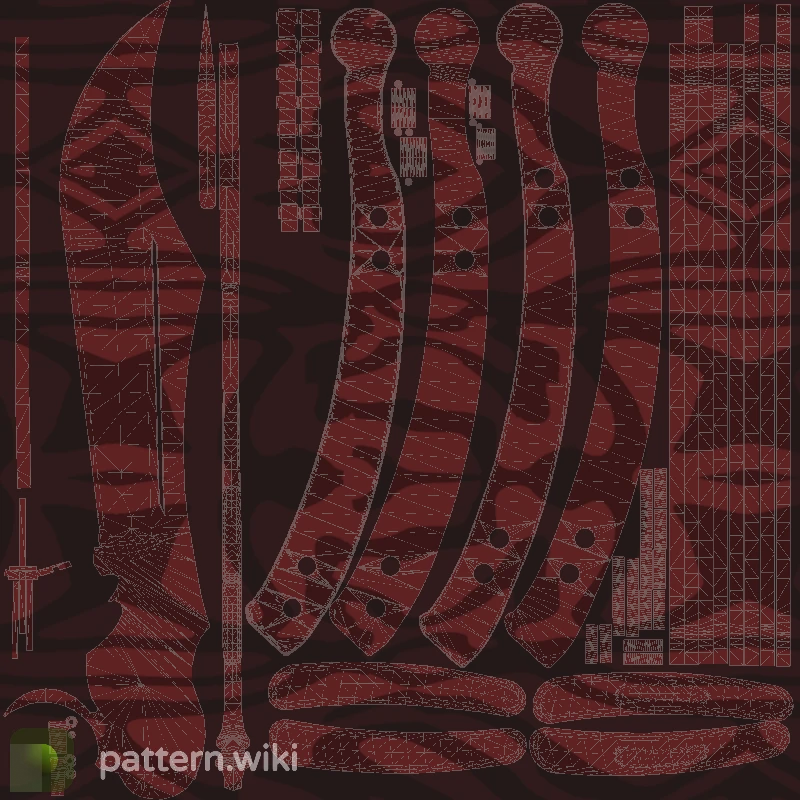 Butterfly Knife Slaughter seed 36 pattern template