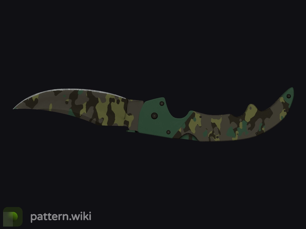 Falchion Knife Boreal Forest seed 81