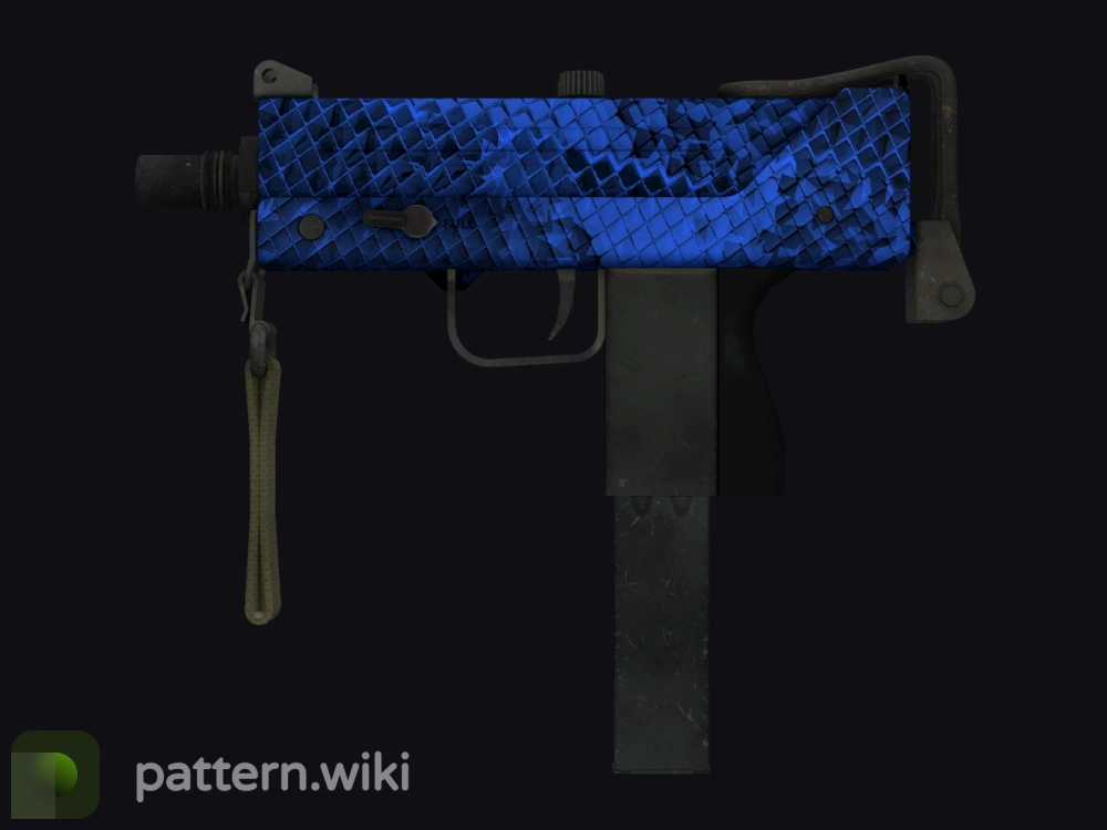 MAC-10 Lapis Gator seed 157