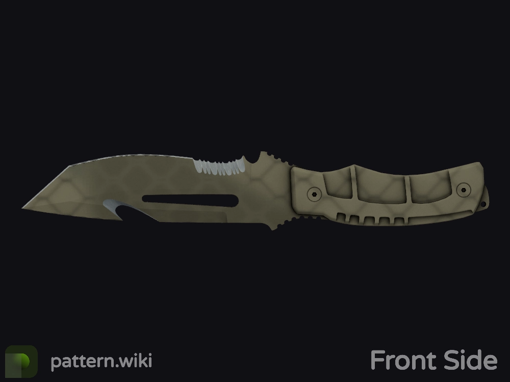 Survival Knife Safari Mesh seed 694