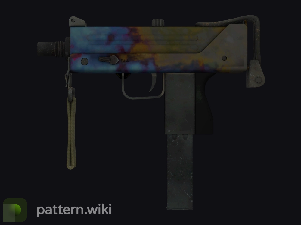 MAC-10 Case Hardened seed 198