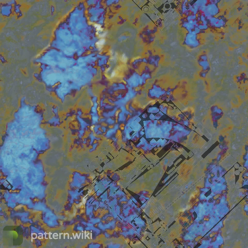 AK-47 Case Hardened seed 970 pattern template