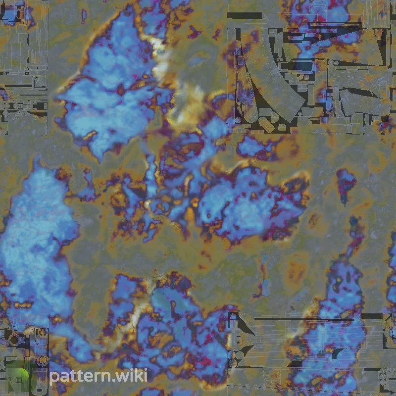 AK-47 Case Hardened seed 636 pattern template