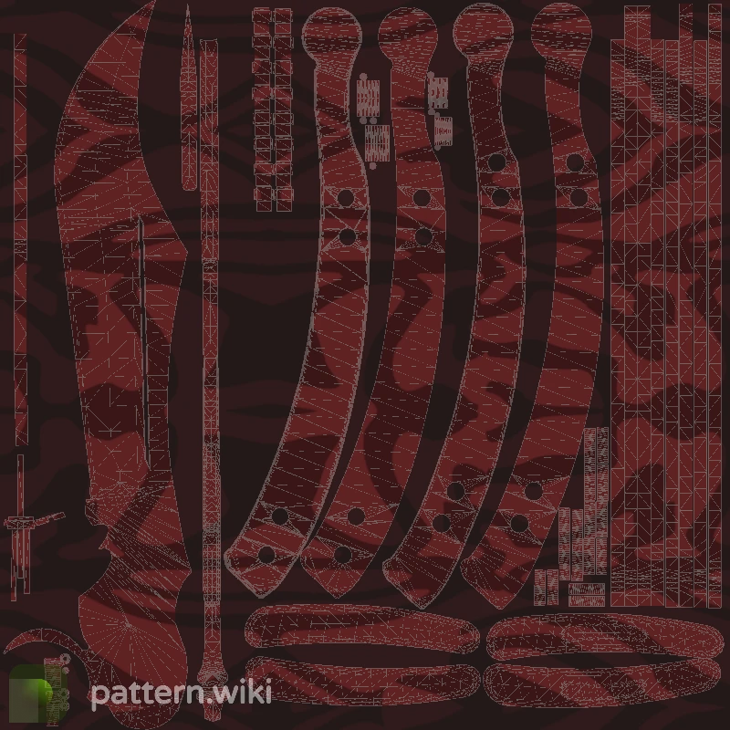 Butterfly Knife Slaughter seed 614 pattern template