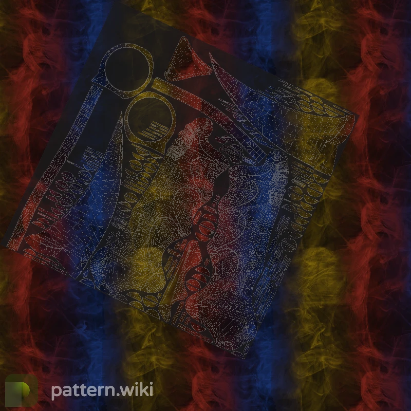 Karambit Marble Fade seed 42 pattern template