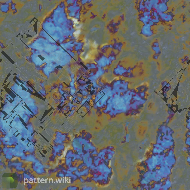 AK-47 Case Hardened seed 381 pattern template