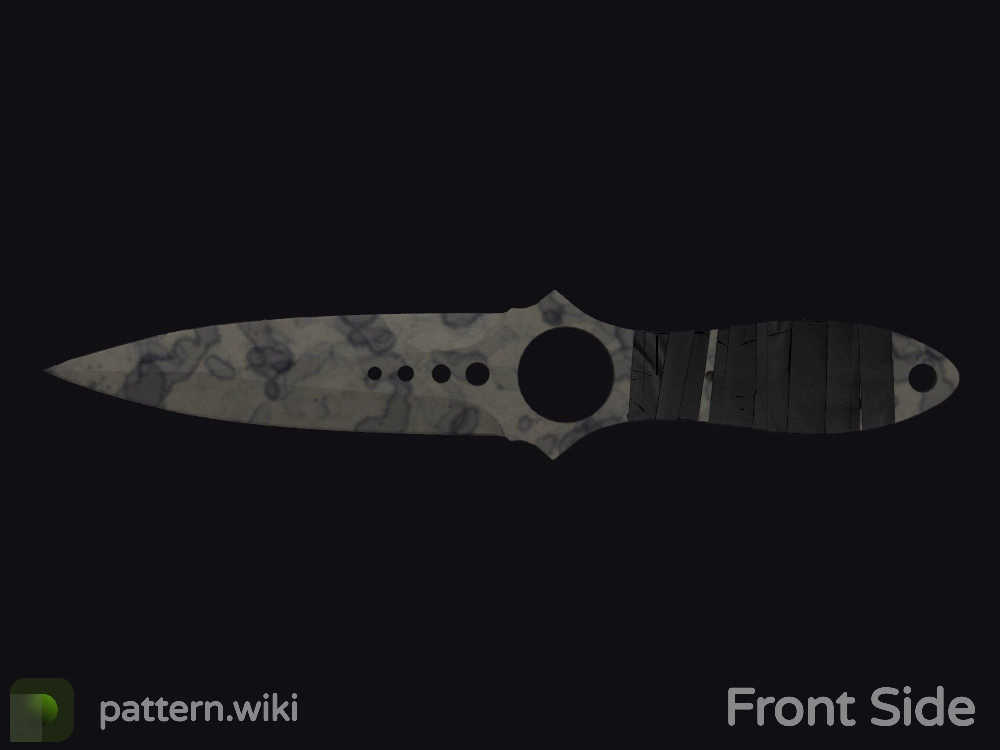 Skeleton Knife Stained seed 76