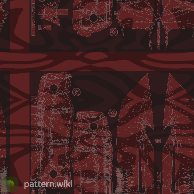 Survival Knife Slaughter seed 647 pattern template