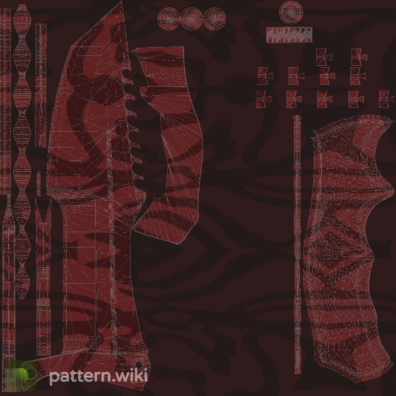 Huntsman Knife Slaughter seed 770 pattern template