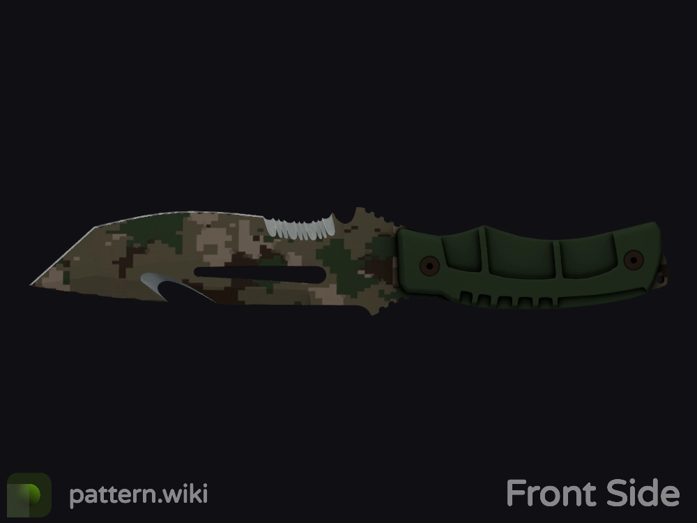 Survival Knife Forest DDPAT seed 198