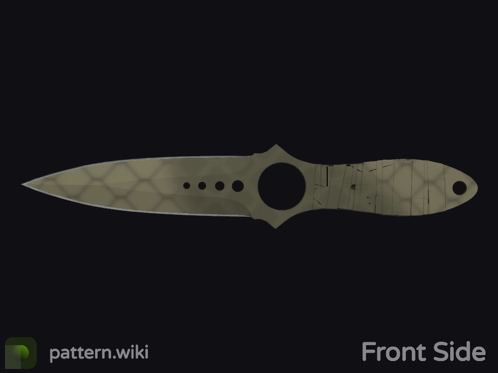 Skeleton Knife Safari Mesh seed 346