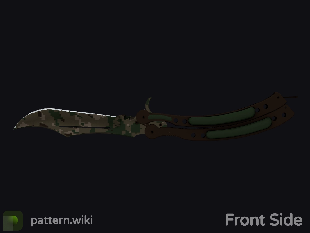 Butterfly Knife Forest DDPAT seed 110