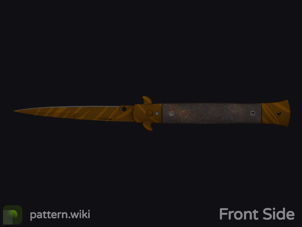 Stiletto Knife Tiger Tooth seed 578