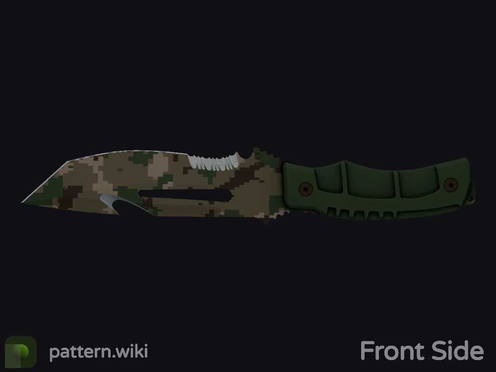 Survival Knife Forest DDPAT seed 490