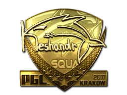 Sticker keshandr (Gold) | Krakow 2017 preview