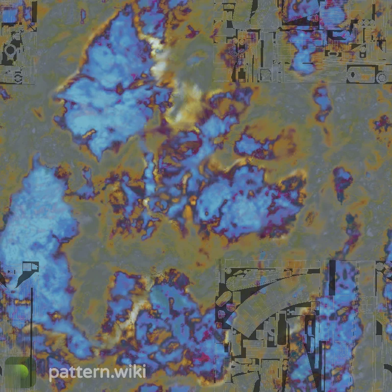 AK-47 Case Hardened seed 431 pattern template