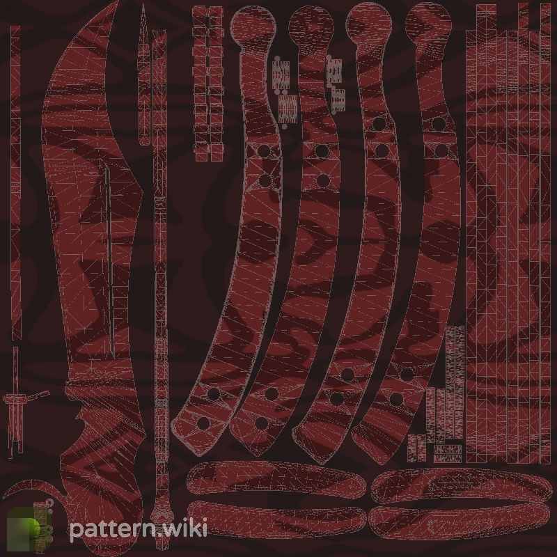 Butterfly Knife Slaughter seed 968 pattern template