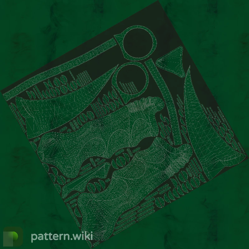 Karambit Gamma Doppler seed 5 pattern template