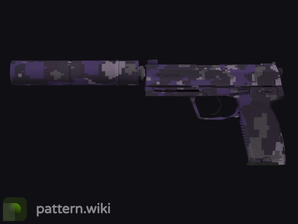 USP-S Purple DDPAT seed 491