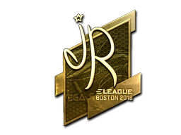 Sticker jR (Gold) | Boston 2018 preview