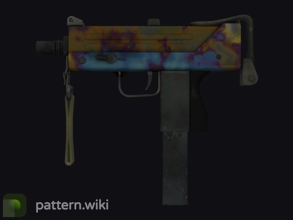 MAC-10 Case Hardened seed 672